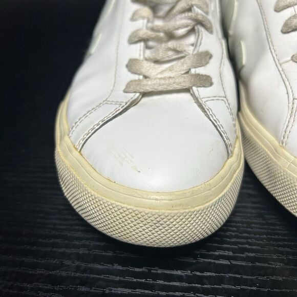 Veja Esplar Women’s Size 10 White Leather Sneakers Shoes - Picture 5 of 15